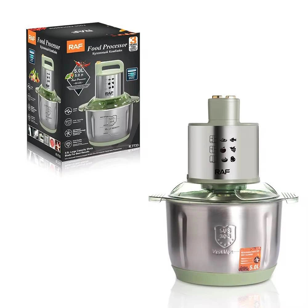 RAF 5L Electric Food Chopper 1000W | Speed Ease Efficiency