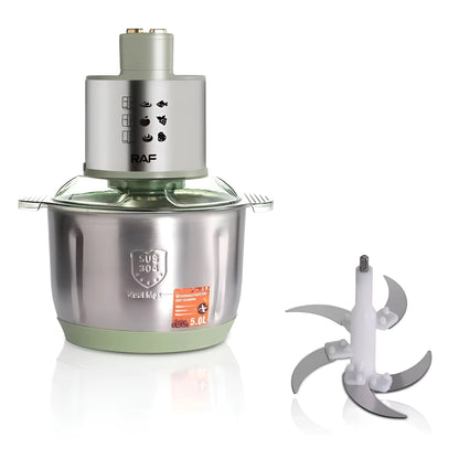 RAF 5L Electric Food Chopper 1000W | Speed Ease Efficiency